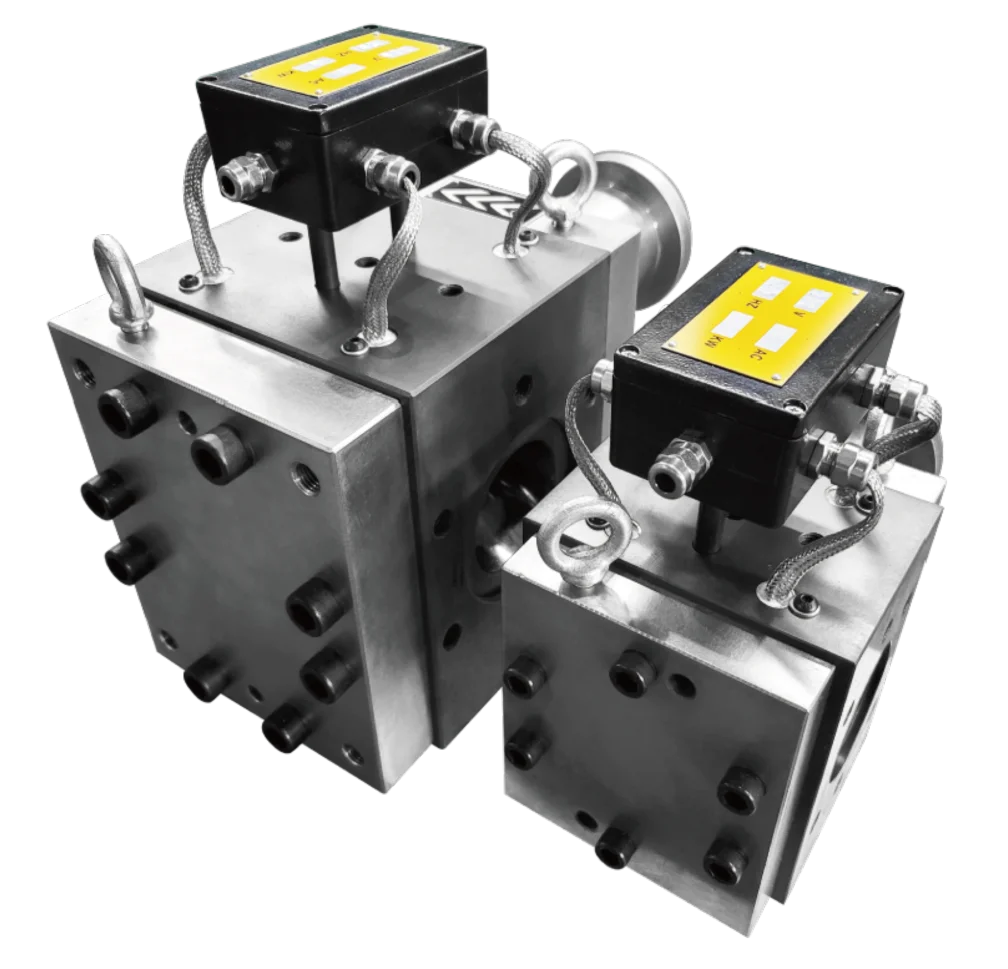 Melt metering pump Melt metering pump